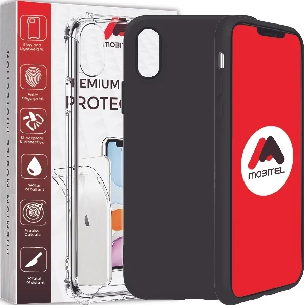 Mobitel Phone Case for iPhone X and iPhone XS, 5.8-inches